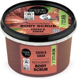 Restoring Body Scrub regenerujący peeling do ciała Cocoa & Sugar 250ml Organic Shop
