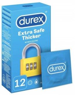 Durex prezerwatywy Extra Safe 12 szt grubsze nawilżane Durex