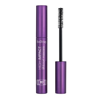 10 Sec High Impact Lift & Curl Mascara nadający objętość tusz do rzęs 30 Black 9ml Isadora