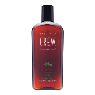 American Crew 3-in-1 Tea Tree szampon odżywka i żel do mycia ciała 450ml