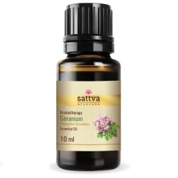 Aromatherapy Essential Oil olejek eteryczny Geranium 10ml Sattva