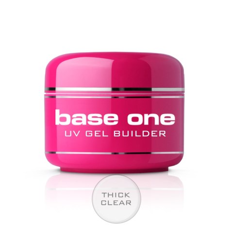 Base One Thick Clear bezbarwny żel budujący do paznokci 30g Silcare