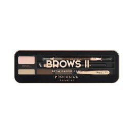 Brows II Makeup Case wielofunkcyjna paletka do makijażu brwi Profusion