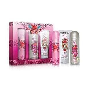 Cuba Original Cuba Heartbreaker zestaw woda perfumowana spray 100ml + dezodorant spray 200ml + balsam do ciała 200ml