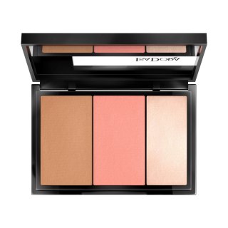 Face Sculptor 3-in-1 Palette paleta modelująca 60 Warm Peach 12g Isadora