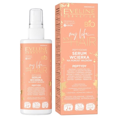 Eveline Cosmetics My Life My Hair peptydowe serum wcierka na porost włosów 150ml Eveline Cosmetics My Life My Hair peptydowe serum wcierka na porost włosów 150ml