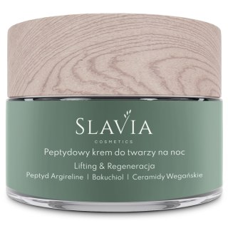 Peptydowy krem do twarzy na noc Lifting & Regeneracja 30ml Slavia