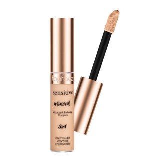 Topface Sensitive Mineral 3in1 Concealer korektor w płynie 3w1 001 12ml