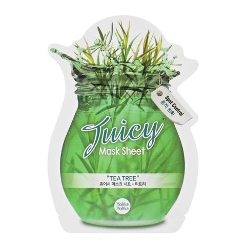 Tea Tree Juicy Mask Sheet oczyszczająca maseczka w płachcie 20ml HOLIKA HOLIKA