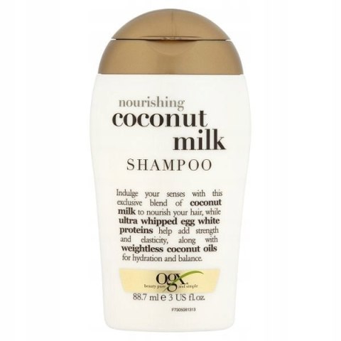 Nourishing + Coconut Milk Shampoo nawilżający szampon z mleczkiem kokosowym 88.7ml OGX