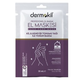 Peeling Hand Mask peelingująca maska do dłoni Clay&Hemp Oil 35ml Dermokil