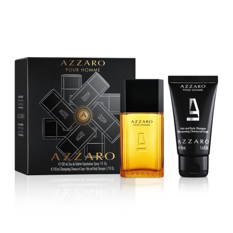 Pour Homme zestaw woda toaletowa spray 30ml + żel pod prysznic 50ml Azzaro