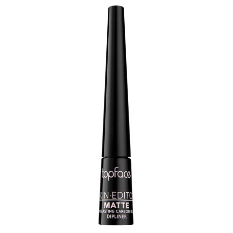 Skin Editor Matte Eyeliner eyeliner w pędzelku Carbon Black 2.5ml Topface