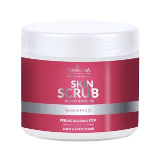 Skin Scrub Peony Essence peeling do ciała i stóp 500g Farmona Professional