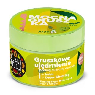 Farmona Tutti Frutti ujędrniający peeling cukrowy do ciała Gruszka i Imbir + Detox Shot Mg 300g