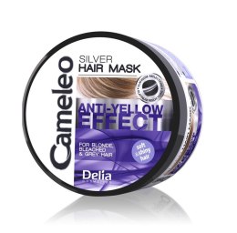 Anti-Yellow Effect Silver Hair Mask maska do włosów blond przeciw żółknięciu 200ml Cameleo