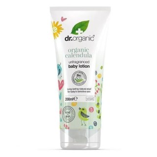 Dr.Organic Calendula Unfragranced Body Lotion bezzapachowy delikatny balsam dla dzieci 200ml