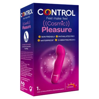 Control Cosmic Pleasure mini stymulator o lekko zakrzywionym kształcie