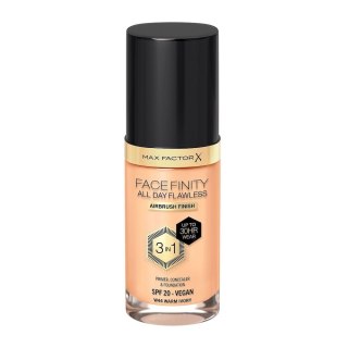 Max Factor Facefinity All Day Flawless 3w1 kryjący podkład w płynie W44 Warm Ivory 30ml