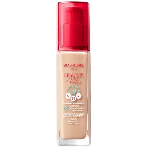 Healthy Mix Clean wegański podkład rozświetlający 50.5N Light Ivory 30ml Bourjois