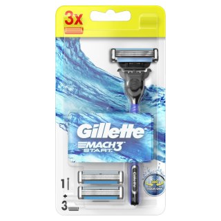 Mach3 Start maszynka do golenia + wymienne ostrza 3szt. Gillette