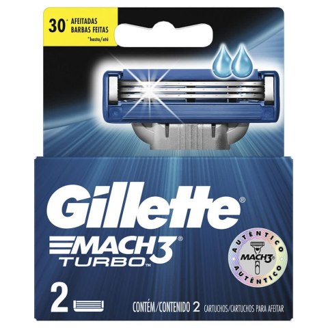 Mach3 Turbo wymienne ostrza do maszynki do golenia 2szt Gillette