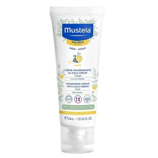 Nourishing Cream With Cold Cream nawilżający i relaksujący krem dla dzieci 40ml Mustela