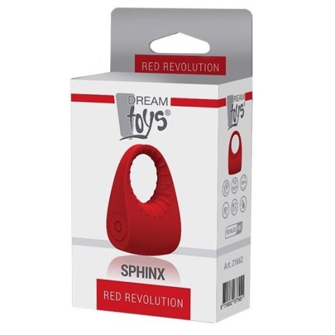 Red Revolution Sphinx wibrujący pierścień na penisa Dream Toys