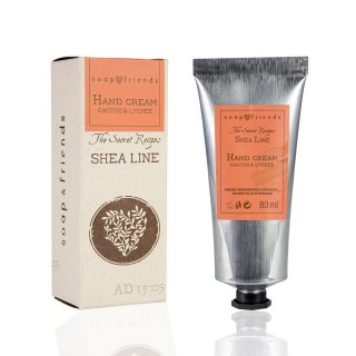 Soap&Friends Shea Line krem do rąk Kaktus i Liczi 80ml