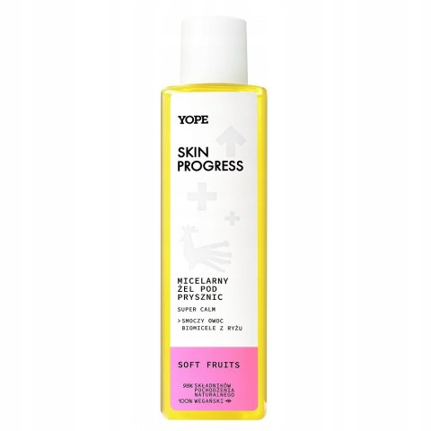 Yope Skin Progress micelarny żel pod prysznic Soft Fruits 200ml Yope Skin Progress micelarny żel pod prysznic Soft Fruits 200ml