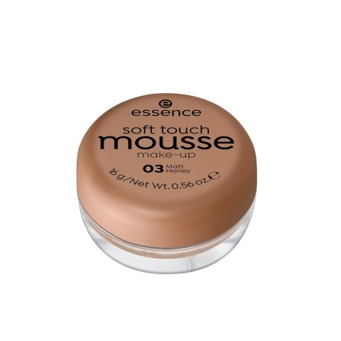 Soft Touch Mousse Make-up podkład matujący w musie 03 Matt Honey 16g Essence