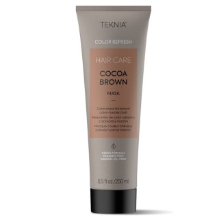 Teknia Cocoa Brown Mask Refresh odświeżająca maska do włosów farbowanych na brąz 250ml Lakme