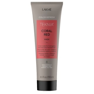 Teknia Coral Red Mask Refresh maska odświeżająca kolor do włosów rudych i mahoniowych 250ml Lakme