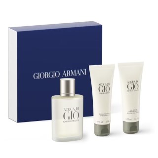 Acqua di Gio Pour Homme zestaw woda toaletowa spray 50ml + żel pod prysznic 75ml + balsam po goleniu 75ml Giorgio Armani