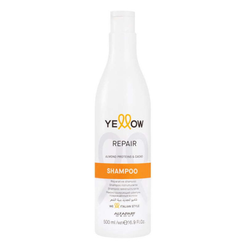 Alfaparf YELLOW Repair szampon regenerujący do włosów zniszczonych 500ml