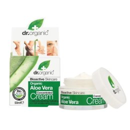 Aloe Vera Concentrated Cream nawilżająco-łagodzący krem do twarzy 50ml Dr.Organic