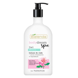 Bielenda Body Dream Spa 2w1 odżywczy balsam do ciała + serum witaminowe w kapsułkach 350ml