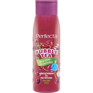 Perfecta Bubble Tea skoncentrowany żel pod prysznic Wild Cherry + Zielona Herbata 400ml