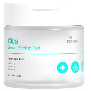 Cica Smooth Peeling Pad złuszczające płatki do twarzy z kwasem PHA 130g The Potions