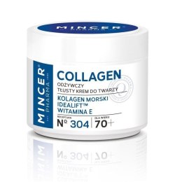 Collagen 70+ odżywczy tłusty krem do twarzy No.304 50ml Mincer Pharma