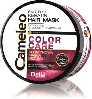 Color Care maska keratynowa do włosów farbowanych 200ml Cameleo