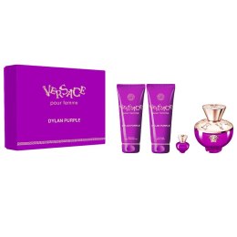 Dylan Purple Pour Femme zestaw woda perfumowana spray 100ml + balsam do ciała 100ml + żel pod prysznic 100ml + miniatura wody pe Versace