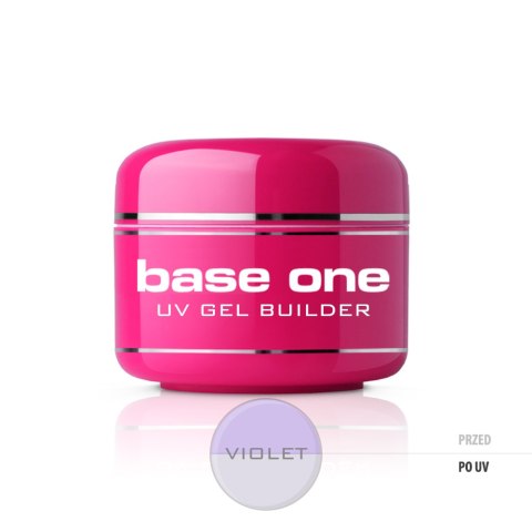 Gel Base One żel budujący do paznokci Violet 15g Silcare