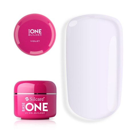 Silcare Gel Base One żel budujący do paznokci Violet 30g Silcare Gel Base One żel budujący do paznokci Violet 30g