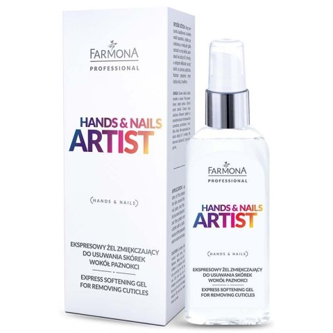 Hands & Nails Artist ekspresowy żel zmiękczający do usuwania skórek wokół paznokci 50ml Farmona Professional Hands & Nails Artist ekspresowy żel zmiękczający do usuwania skórek wokół paznokci 50ml Farmona Professional