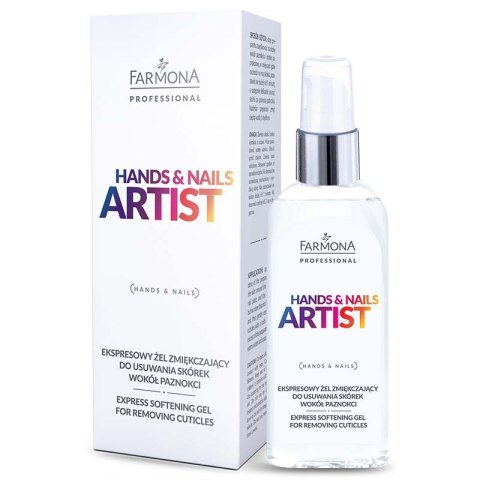 Hands & Nails Artist ekspresowy żel zmiękczający do usuwania skórek wokół paznokci 50ml Farmona Professional