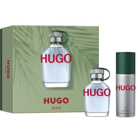 Hugo Man zestaw woda toaletowa spray 75ml + dezodorant spray 150ml Hugo Man zestaw woda toaletowa spray 75ml + dezodorant spray 150ml
