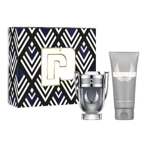 Invictus Platinum zestaw woda perfumowana spray 50ml + żel pod prysznic 100ml Paco Rabanne