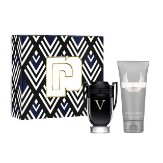 Invictus Victory zestaw woda perfumowana spray 50ml + żel pod prysznic 100ml Paco Rabanne