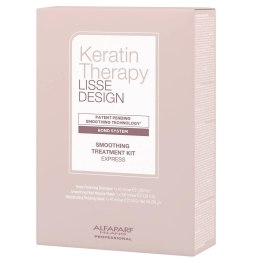 Keratin Therapy Lisse Design Smoothing Treatment Kit zestaw do keratynowego prostowania włosów Alfaparf